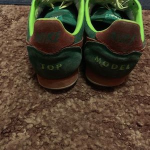 Nike Cortez sneakers.